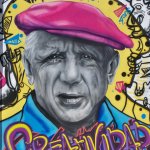 Pablo Picasso Graffito