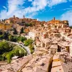 Veduta aerea di Montepulciano