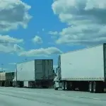 Camion in fila